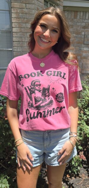 Book Girl Summer T Shirt